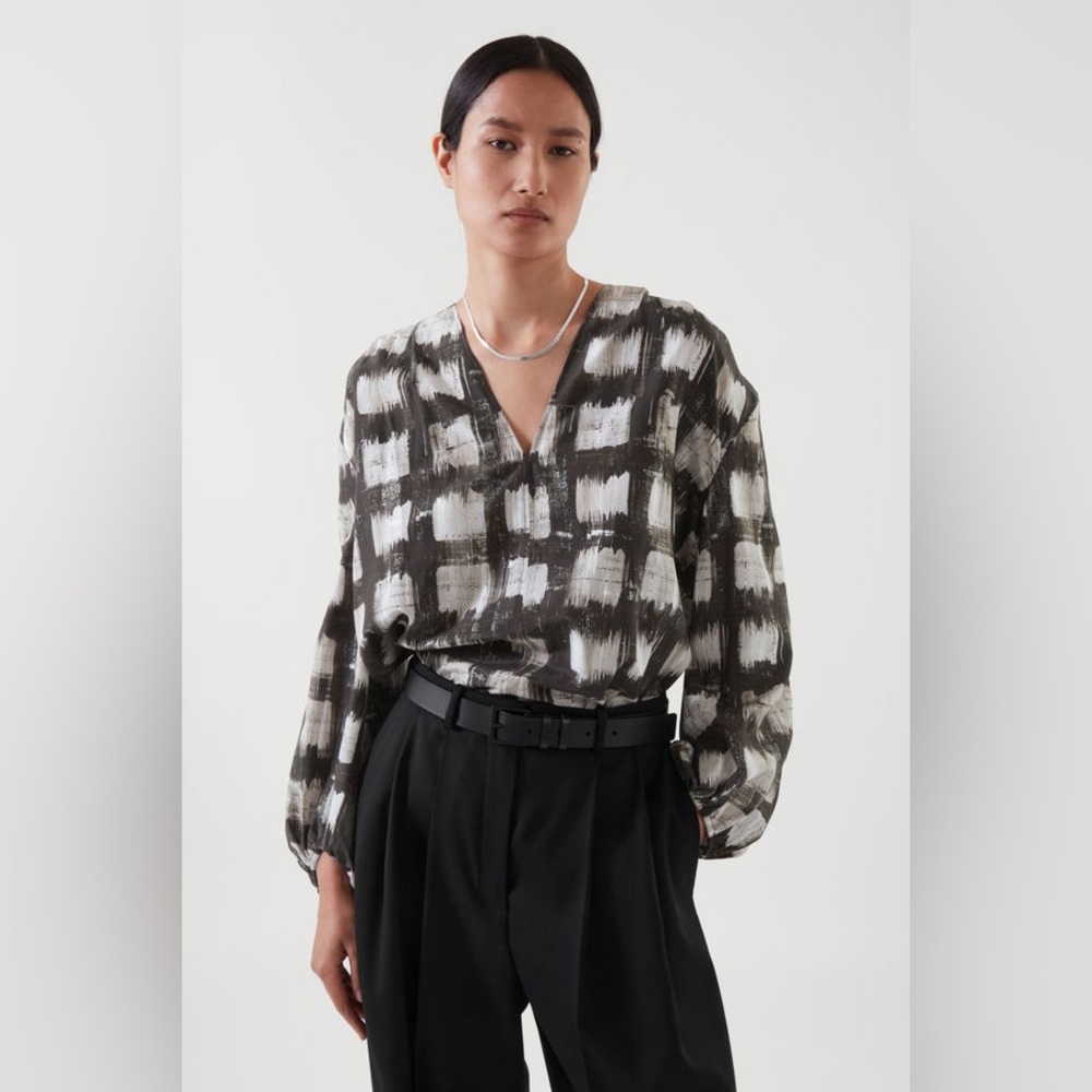 Cos Silk Blend Blouse